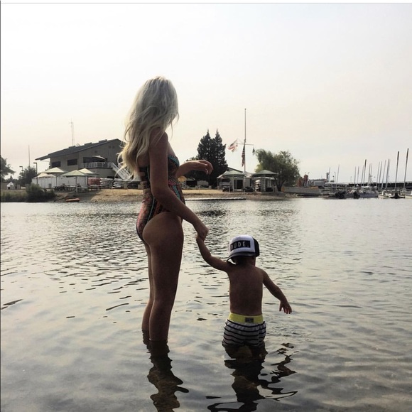 Pleated empire Bathing Suit Hobie brand - Picture 2 of 8